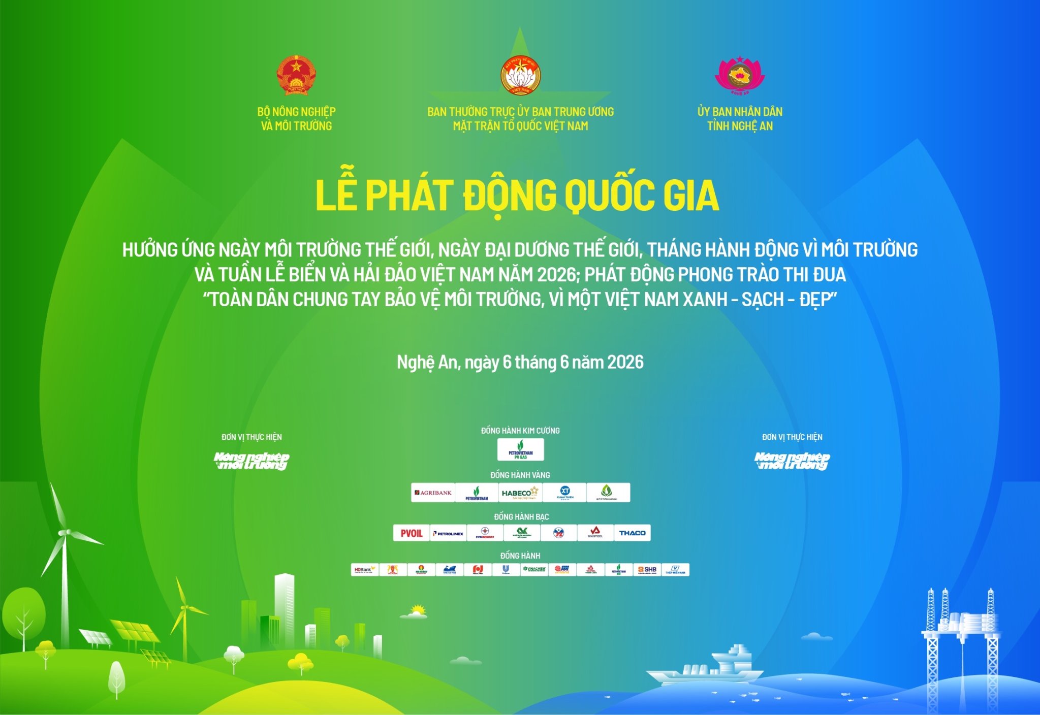 Agribank đồng hành cùng các sự kiện hưởng ứng Ngày Môi trường thế giới, Ngày Đại dương thế giới và Tháng hành động vì môi trường năm 2026