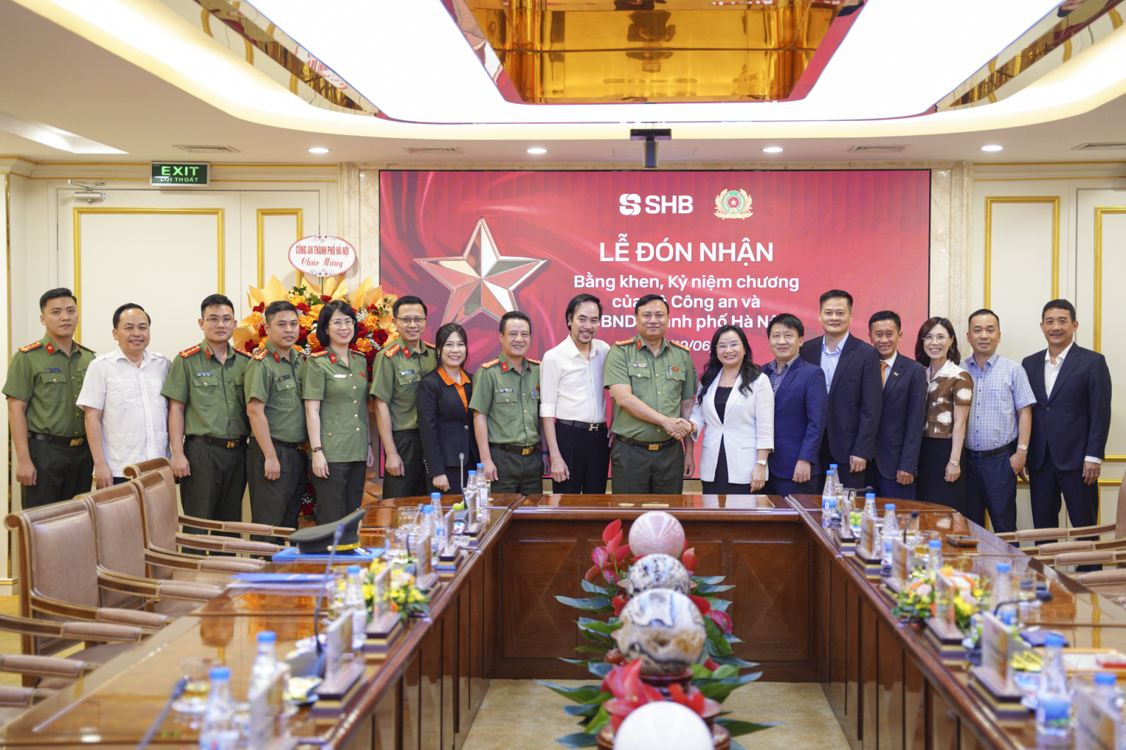 SHB nhận Bằng khen của Bộ Công an vì thành tích xuất sắc trong phong trào toàn dân bảo vệ an ninh Tổ quốc