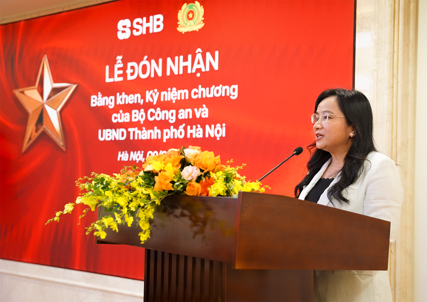 Tổng giám đốc Ngô Thu Hà chia sẻ tại buổi lễ