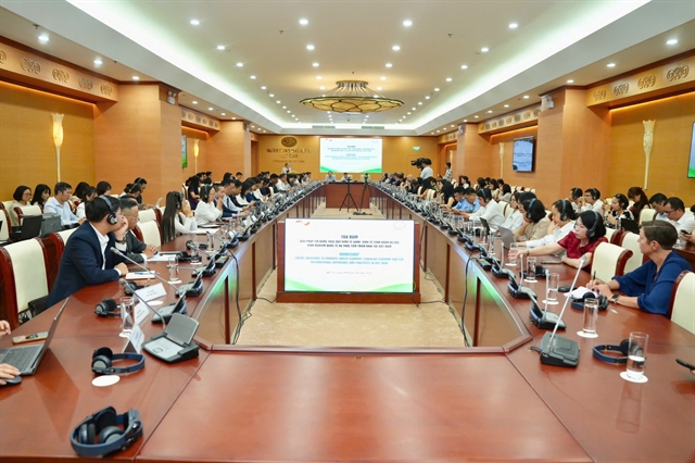 Participants at a workshop on credit solutions for a green and circular economy. — VNS Photo