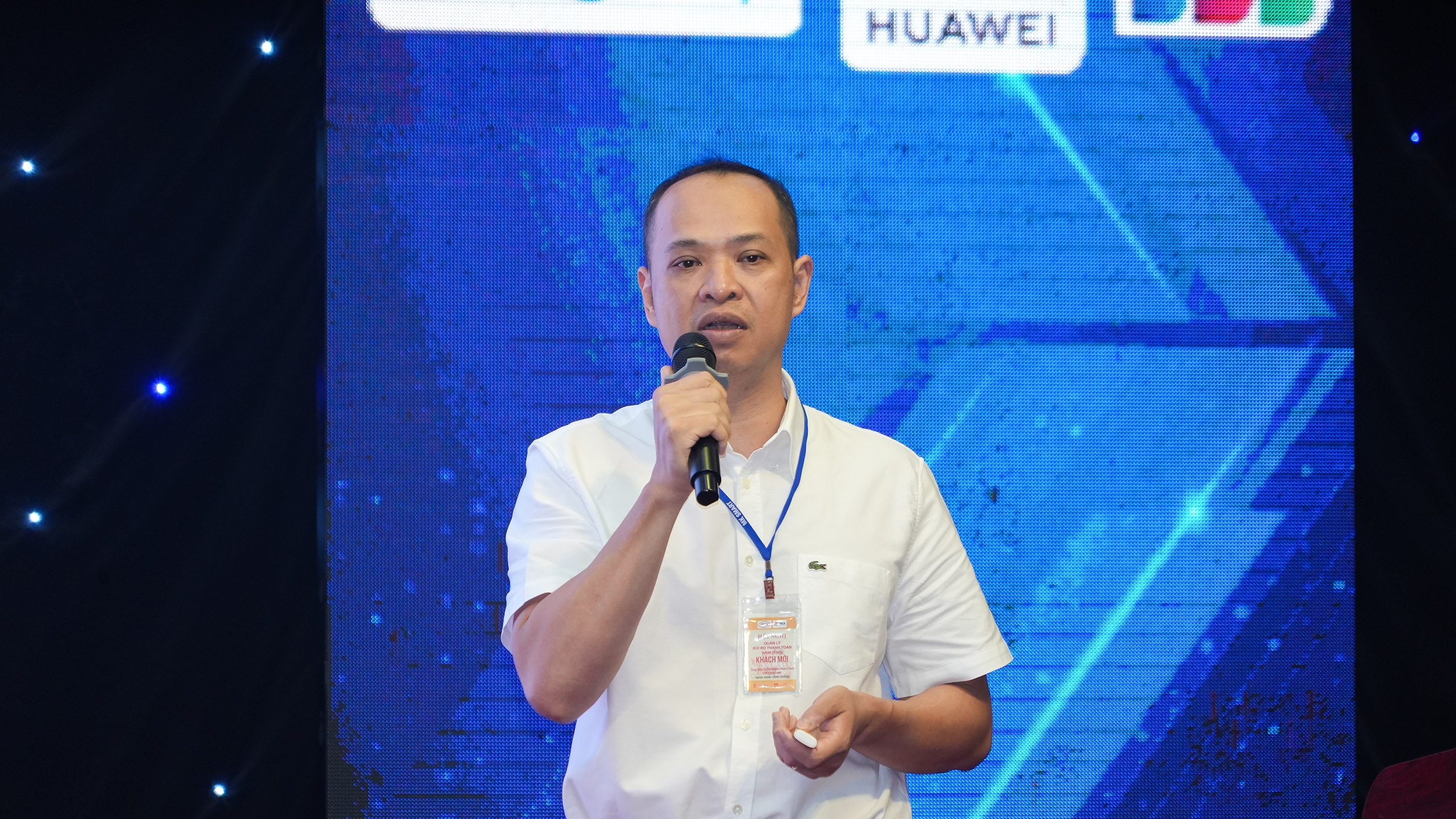 Ông Nguyễn Minh Phương, Trưởng Tiểu ban Quản lý rủi ro Chi hội Thẻ