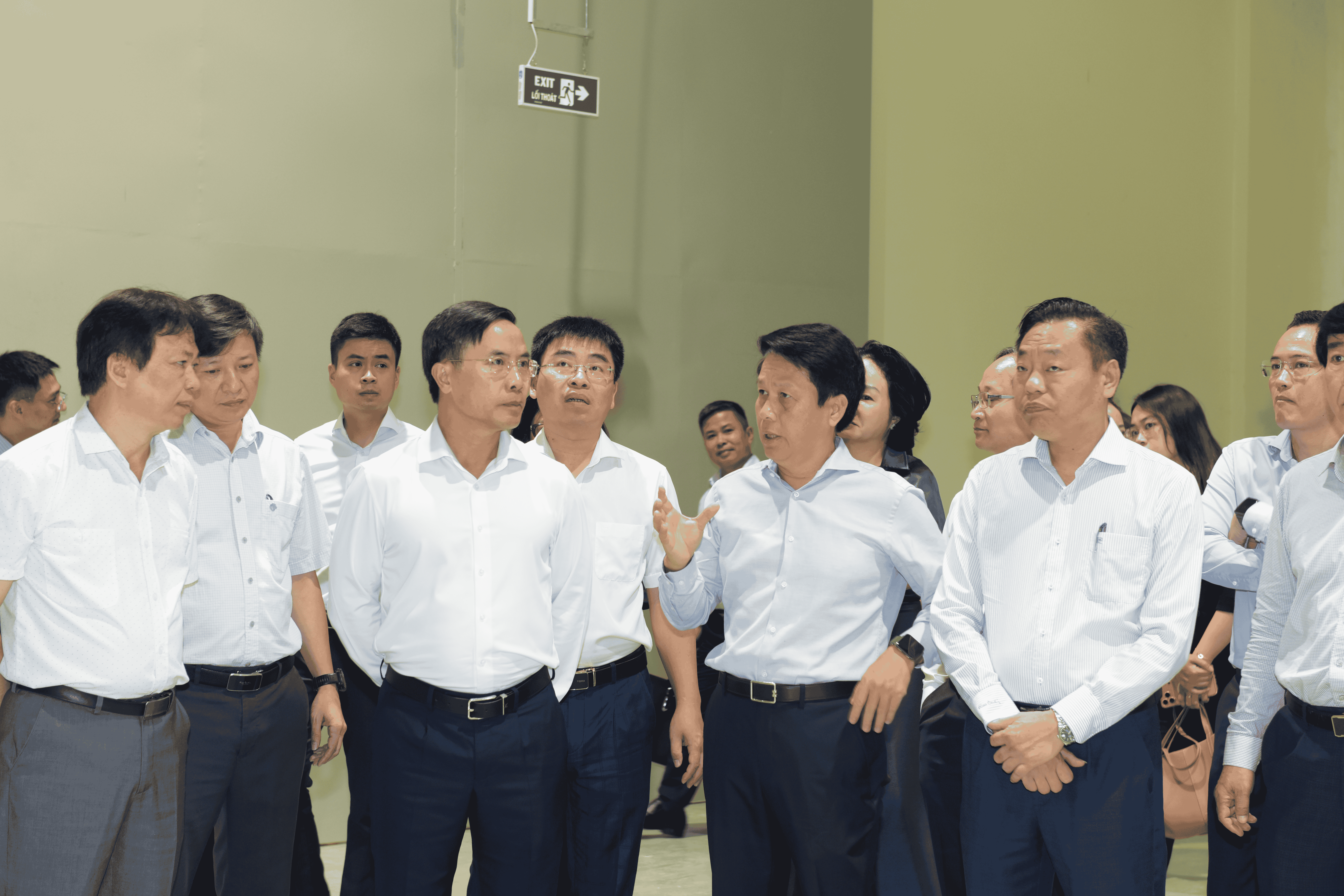 Thống đốc Phạm Đức Ấn cùng đoàn công tác khảo sát, kiểm tra tình hình thực tế triển khai Dự án NH.09B
