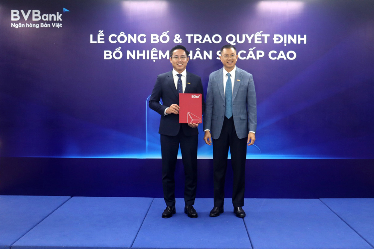 BVBank bổ nhiệm Ban điều hành Giám đốc khối Khách hàng cá nhân