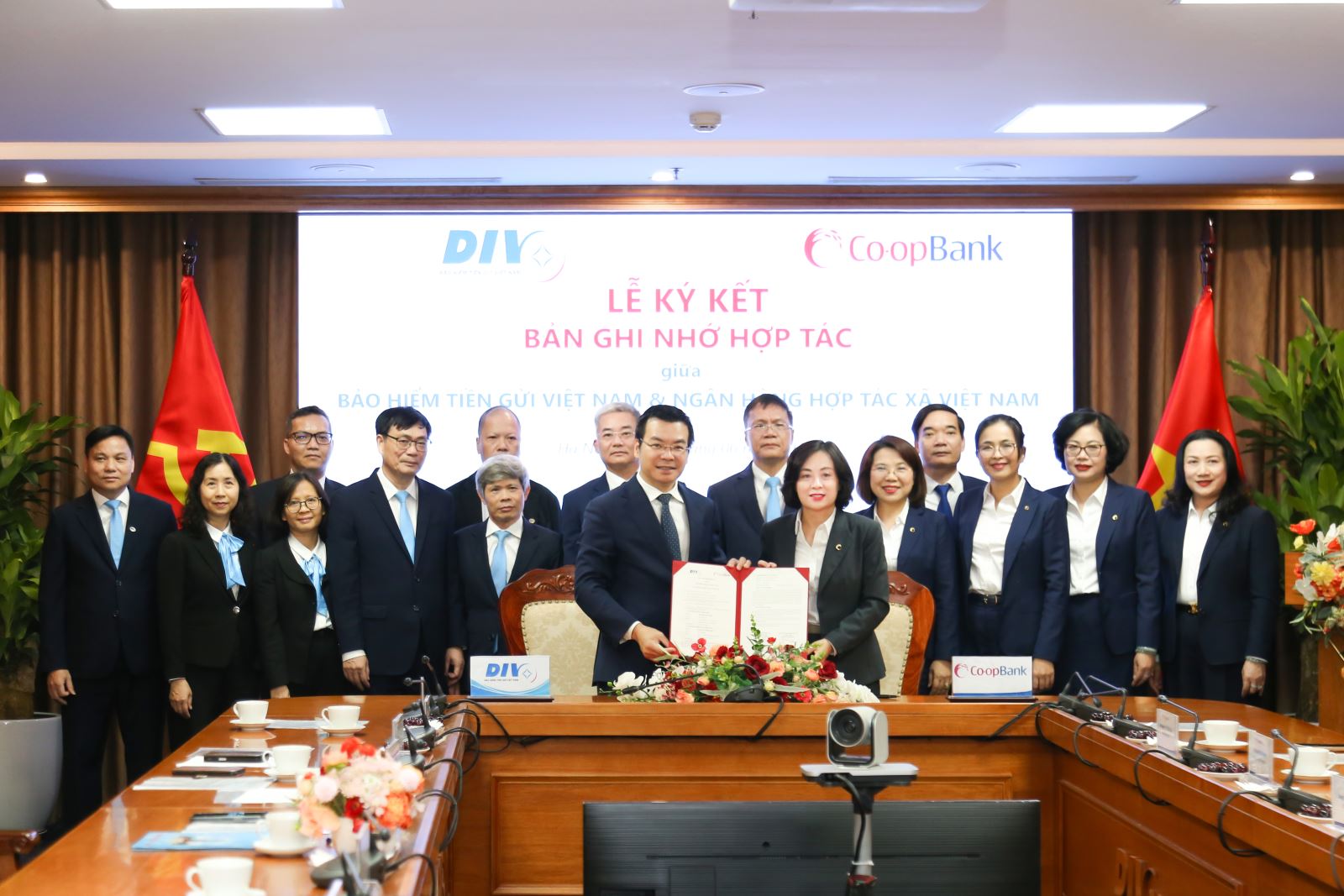 Co-opBank và DIV tăng cường phối hợp hỗ trợ quỹ tín dụng nhân dân