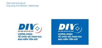 Biểu tượng tham gia BHTG do BHTGVN phát hành để sử dụng trên website và ứng dụng mobile banking