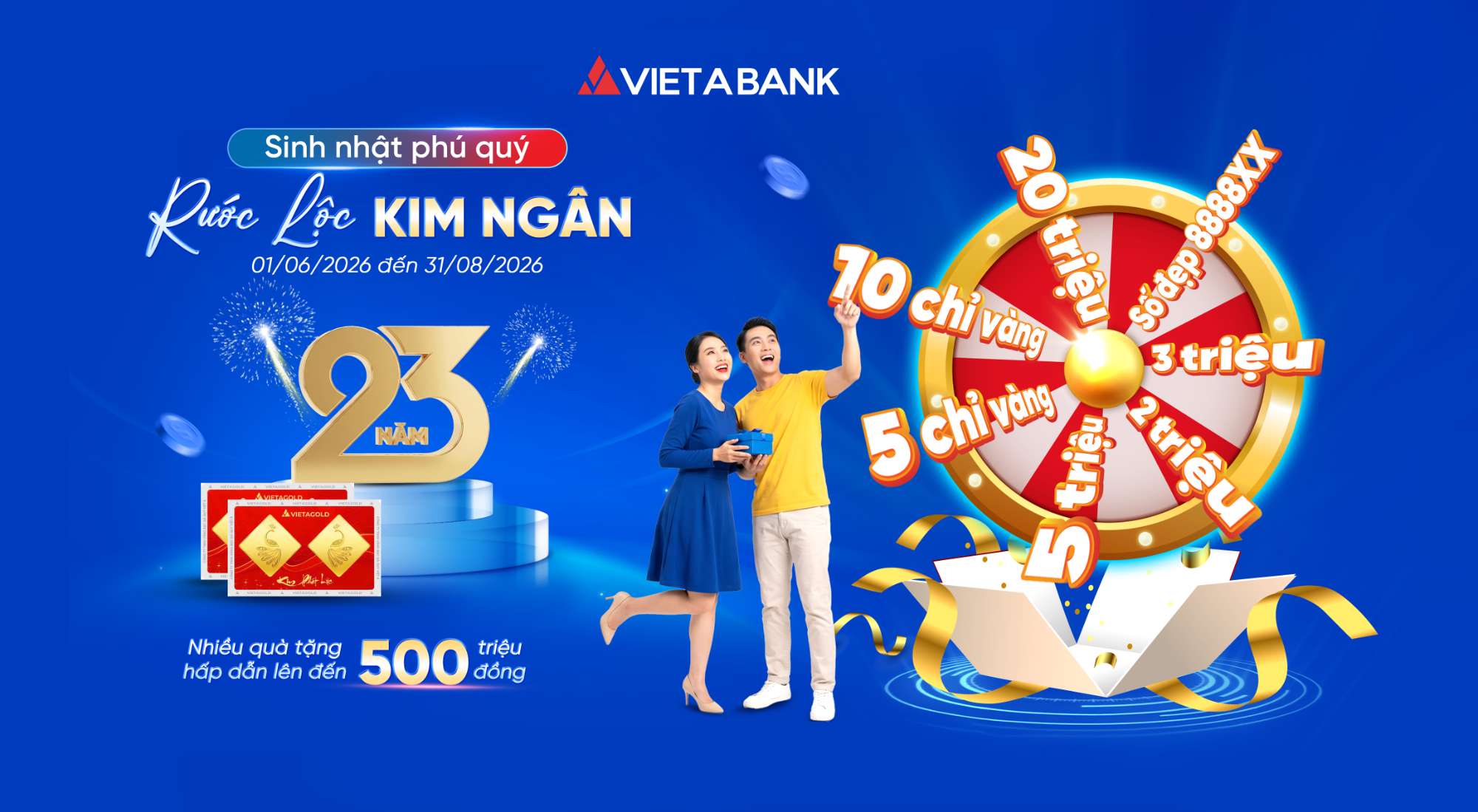 VietABank tri ân khách hàng dịp kỷ niệm 23 năm thành lập