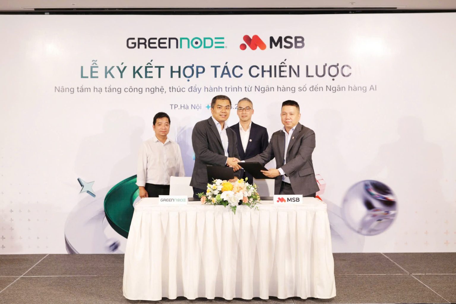 MSB hợp tác GreenNode thúc đẩy chuyển đổi từ số hóa sang ngân hàng AI