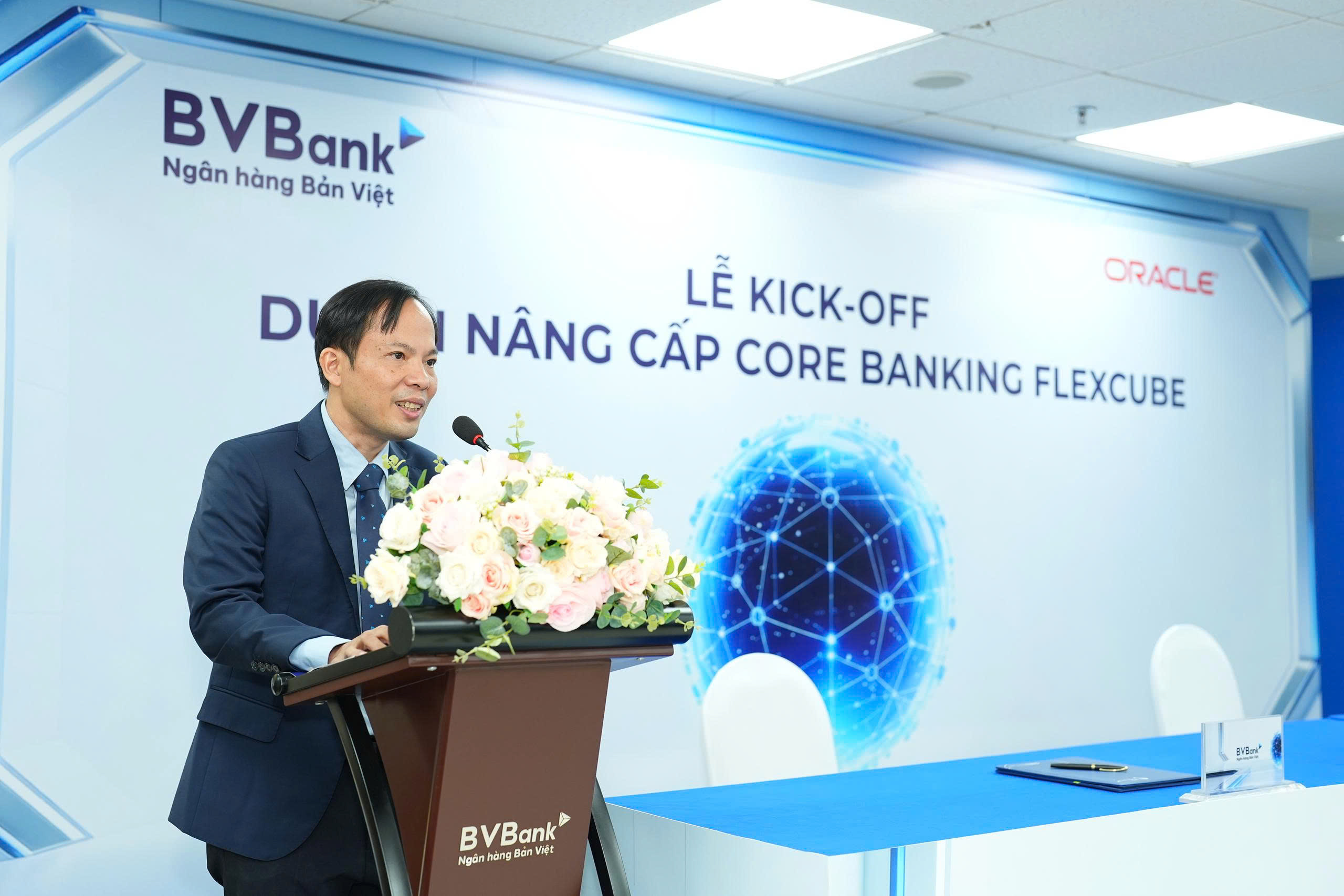 Ông Phan Việt Hải - Phó tổng Giám đốc BVBank phát biểu tại lễ ký kết