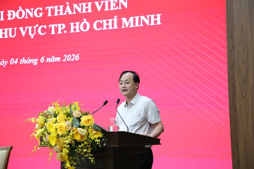 Bí thư Đảng ủy, Chủ tịch HĐTV Agribank Tô Huy Vũ phát biểu chỉ đạo