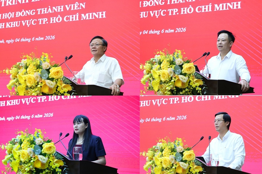 Các đồng chí Phó Tổng Giám đốc phát biểu tại buổi làm việc