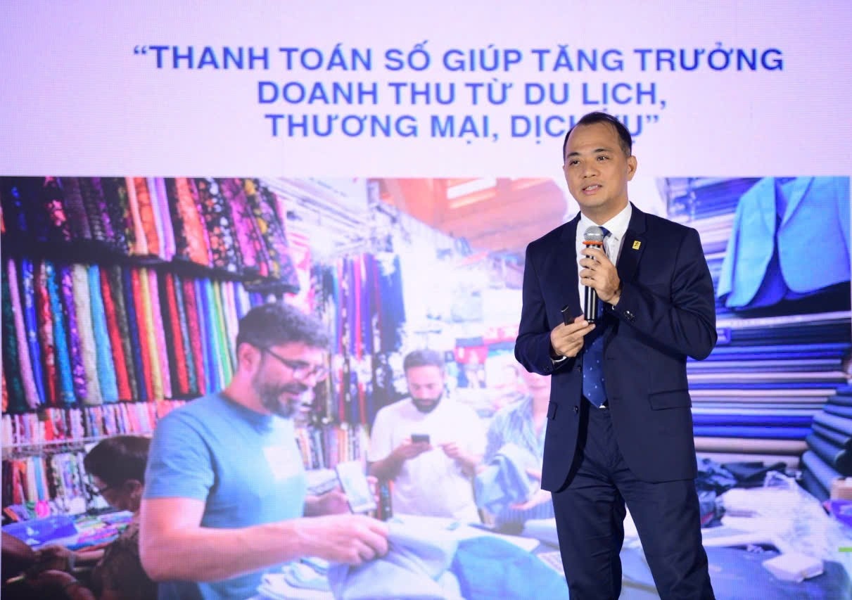 Phó Tổng Giám đốc NAPAS Nguyễn Đăng Hùng chia sẻ về vai trò của thanh toán số đối với thúc đẩu du lịch, thương mại