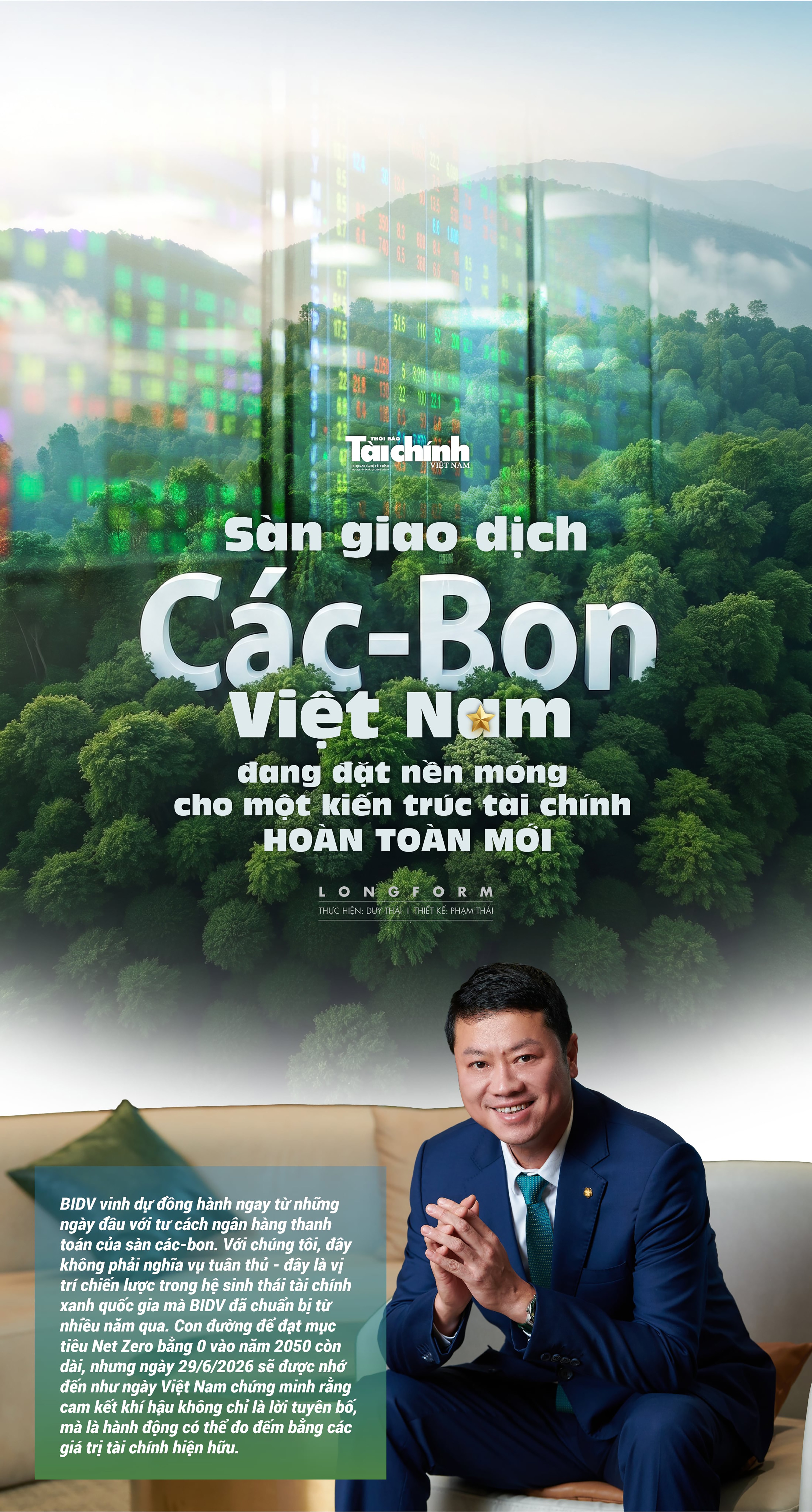 Sàn giao dịch các-bon - Việt Nam đang đặt nền móng cho một kiến trúc tài chính hoàn toàn mới