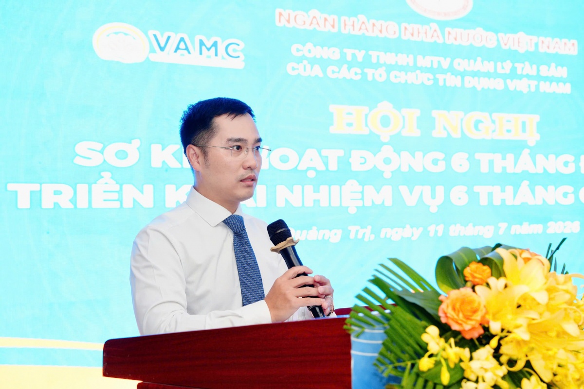 Chủ tịch HĐTV VAMC Trần Trung Dũng định hướng hoạt động và giao nhiệm vụ kinh doanh 6 tháng cuối năm 2026