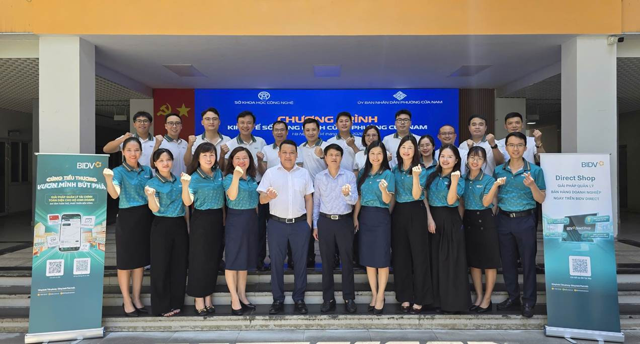 Gian hàng của BIDV nhận nhiều sự quan tâm của doanh nghiệp SME và hộ kinh doanh