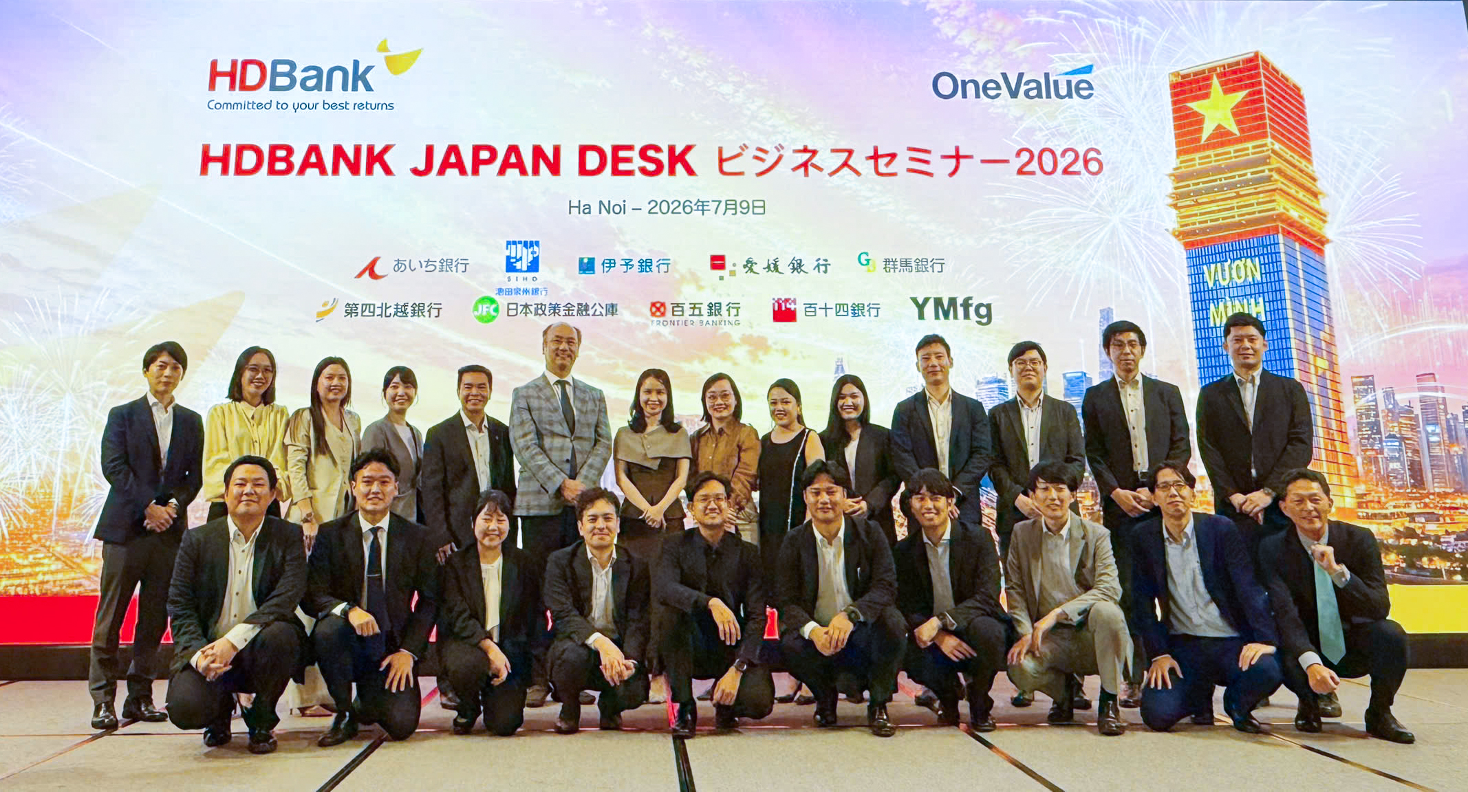 HDBank kết nối gần 100 doanh nghiệp Nhật Bản, mở rộng hợp tác đầu tư và phát triển bền vững