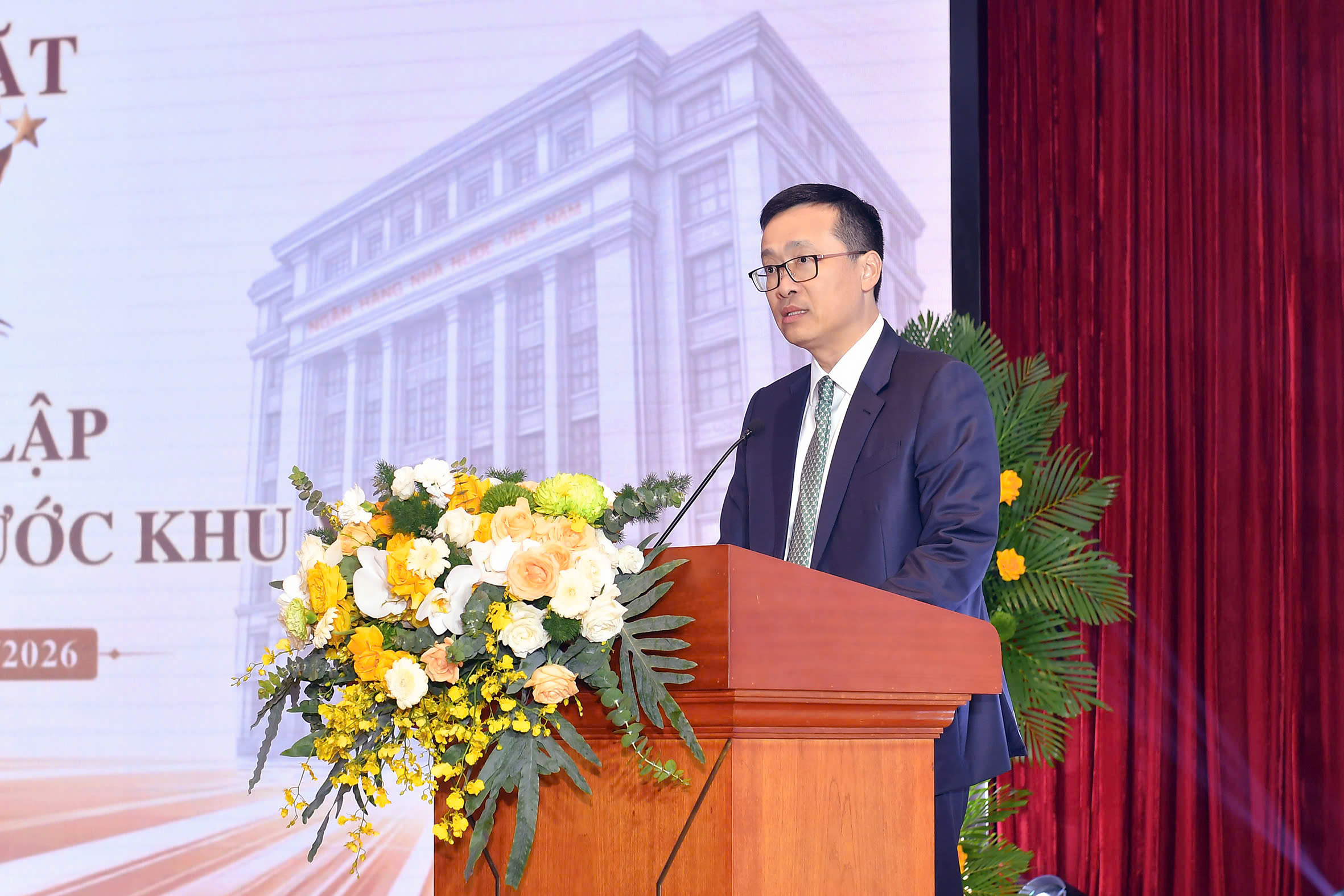 Phó Thống đốc NHNN Phạm Quang Dũng phát biểu tại buổi gặp mặt