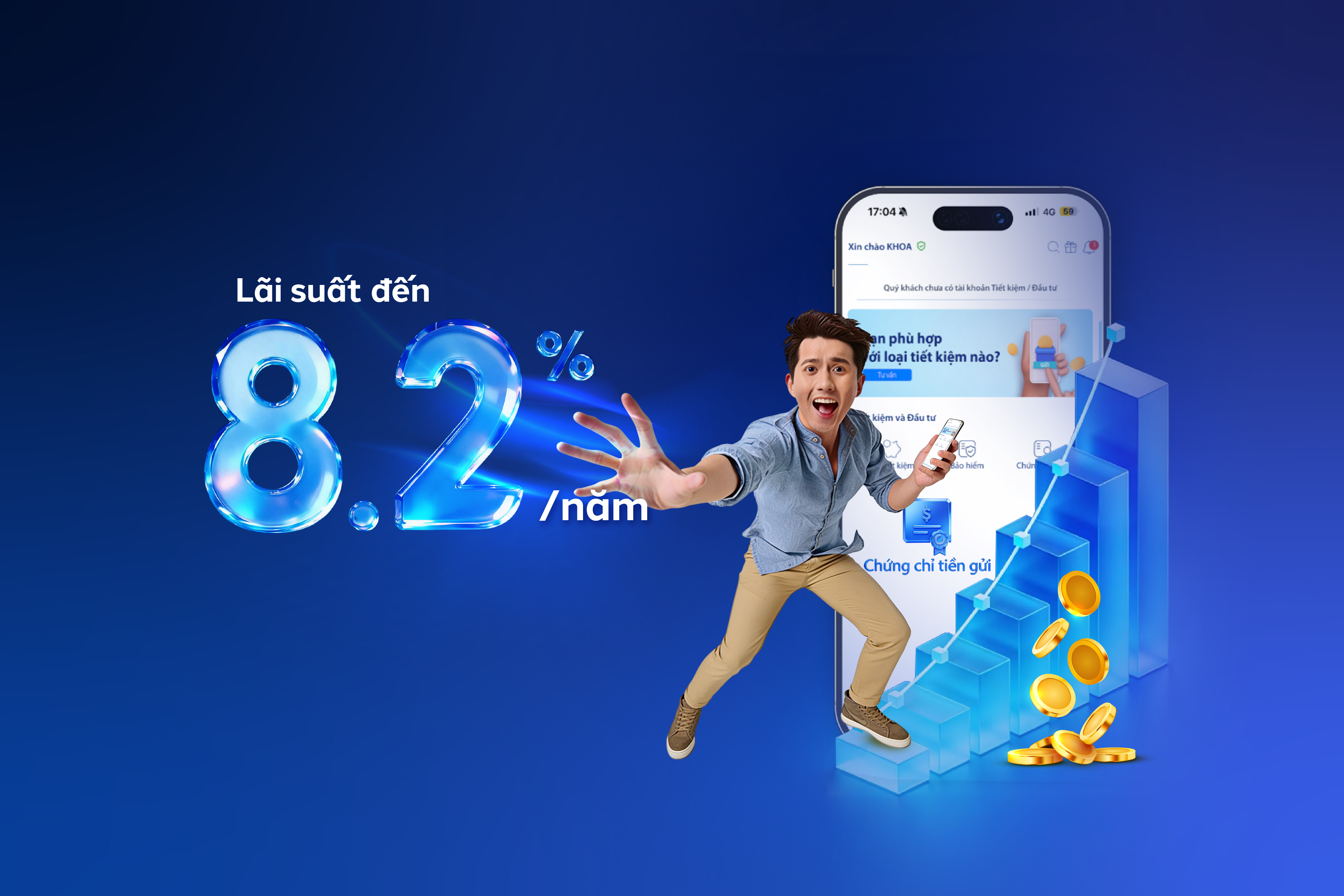 BVBank phát hành chứng chỉ tiền gửi online lãi suất đến 8,2%/năm, gia tăng lựa chọn đầu tư an toàn trên nền tảng số