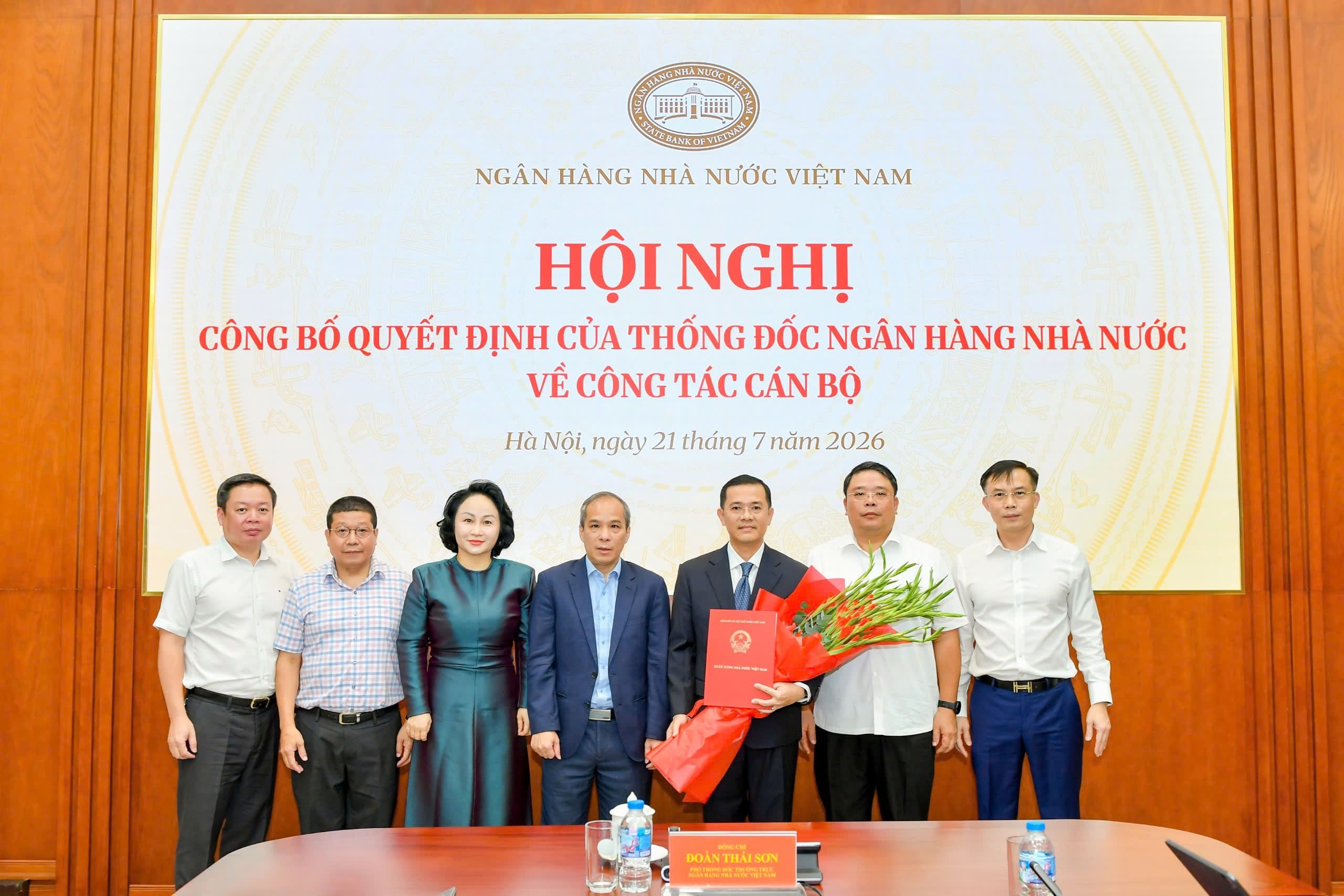 Phó Thống đốc Thường trực Đoàn Thái Sơn phát biểu giao nhiệm vụ Hội nghị
