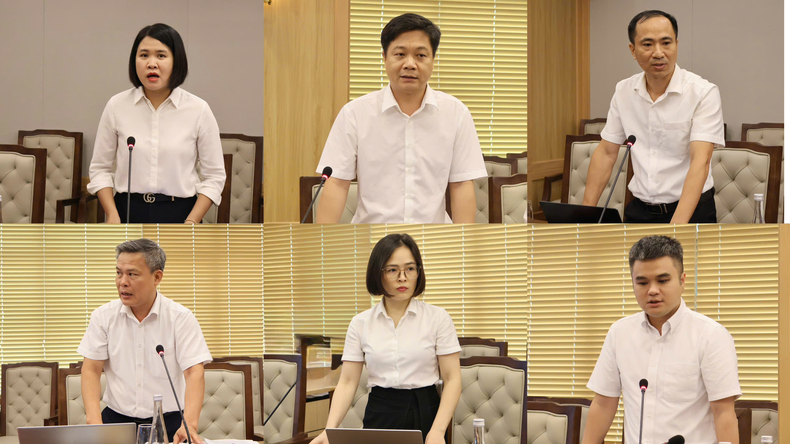 Đại diện các đơn vị Trụ sở chính phát biểu