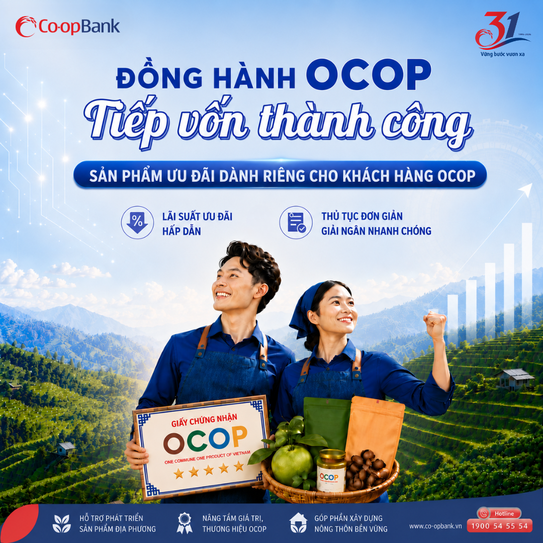 Đồng hành cùng khách hàng OCOP phát triển sản xuất, nâng tầm giá trị nông sản Việt