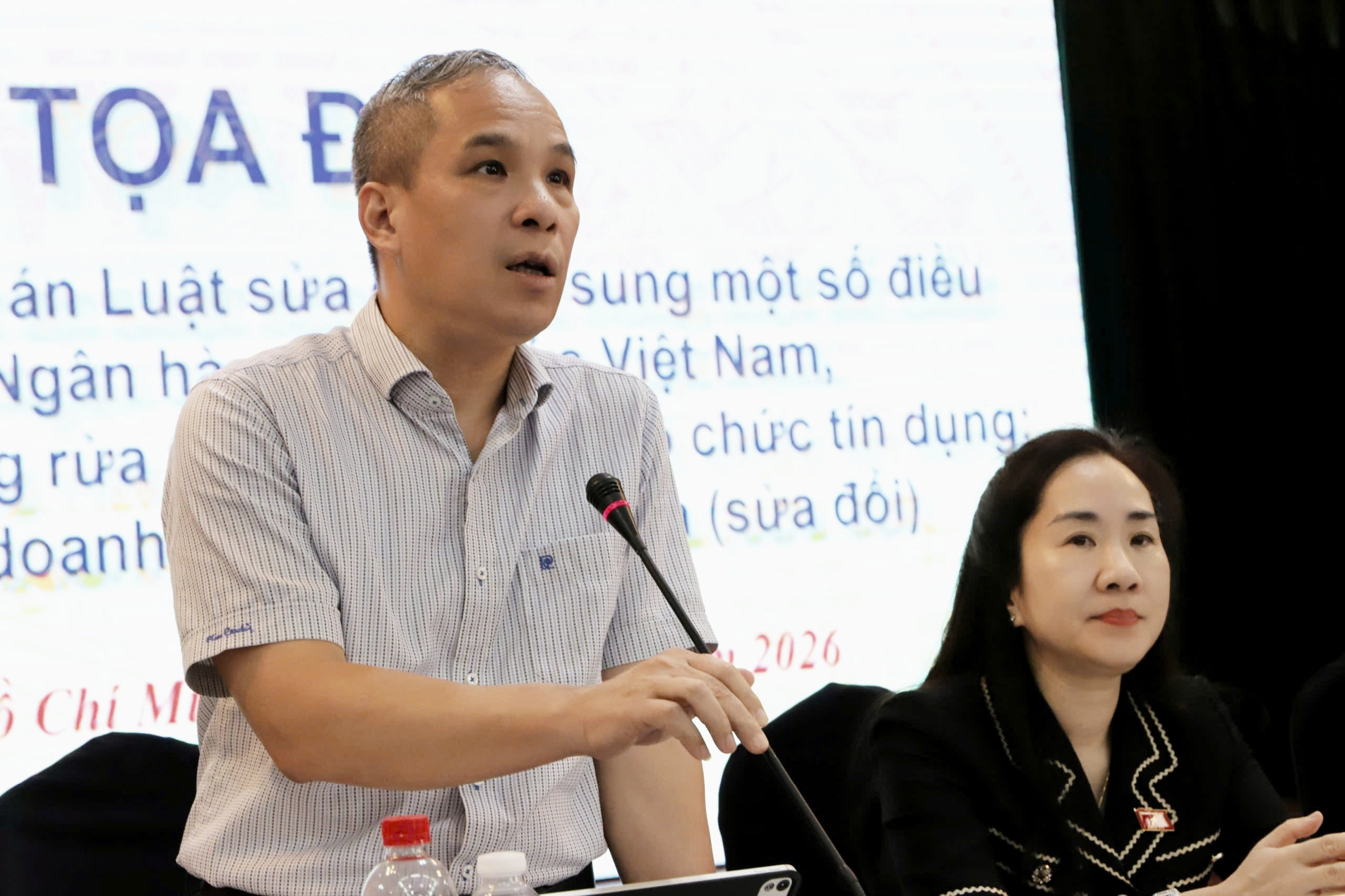 Phó Thống đốc Thường trực NHNN Đoàn Thái Sơn phát biểu tại Tọa đàm