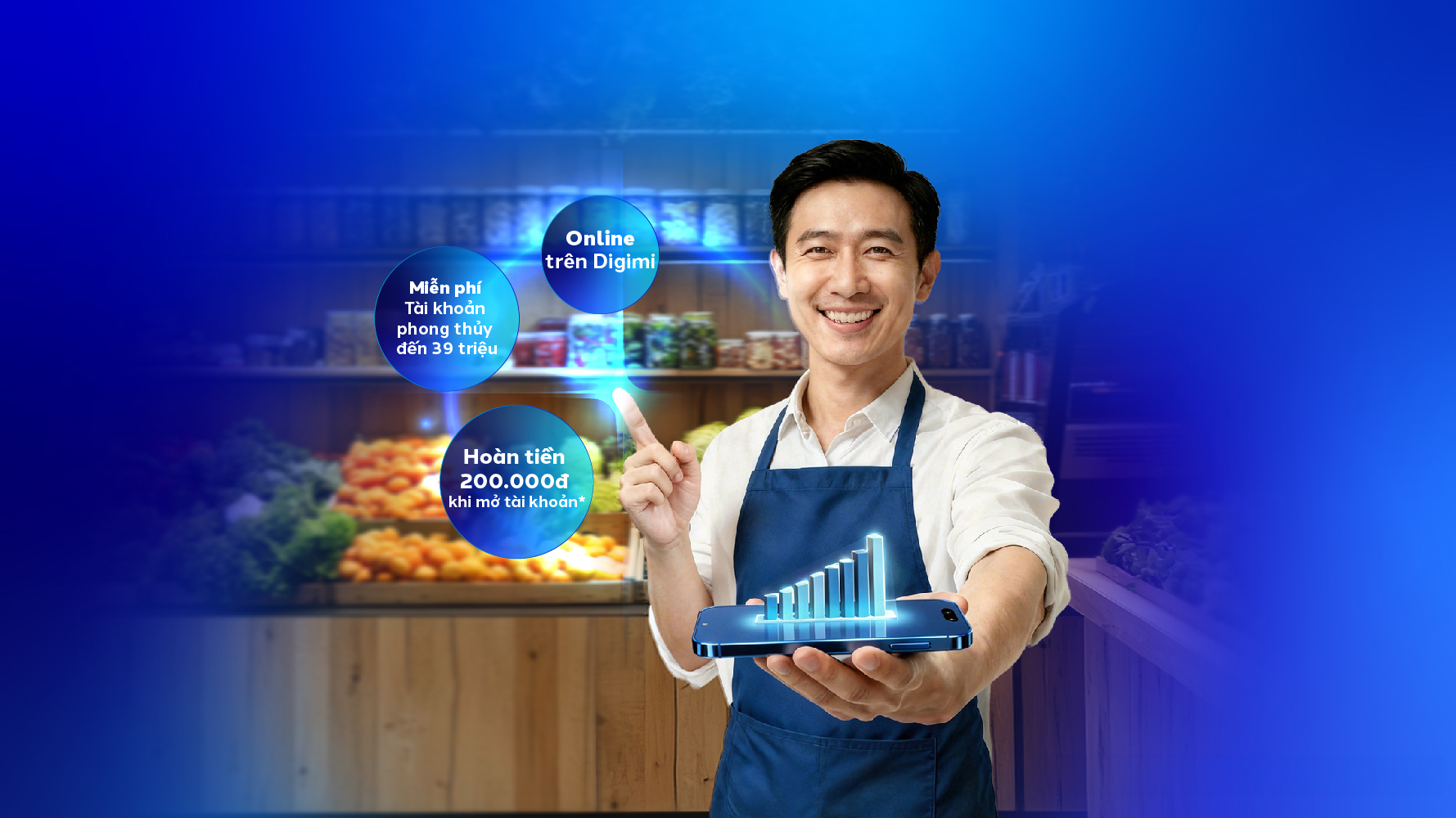 BVBank thúc đẩy giải pháp số hóa dành cho hộ kinh doanh với ưu đãi hoàn đến 200.000 đồng khi mở tài khoản hộ kinh doanh