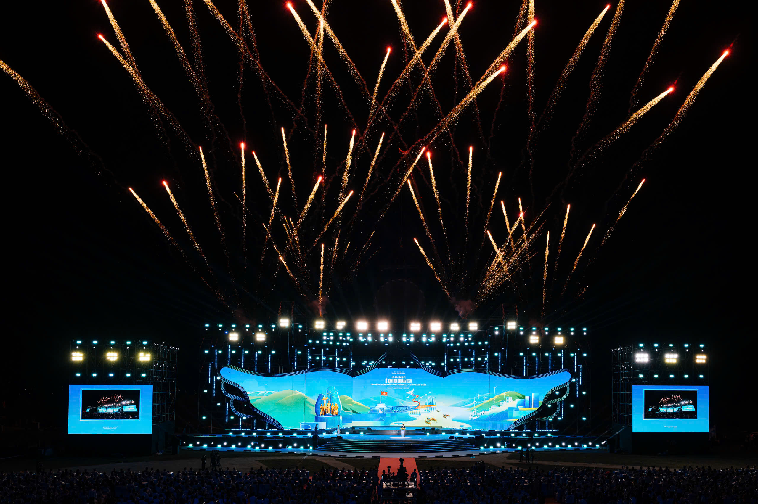 Chương trình nghệ thuật khai mạc Lễ hội Vì Hòa bình năm 2026 tại Di tích quốc gia đặc biệt Đôi bờ Hiền Lương - Bến Hải.