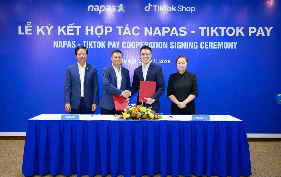 NAPAS bắt tay TikTok Shop triển khai giải pháp thanh toán số