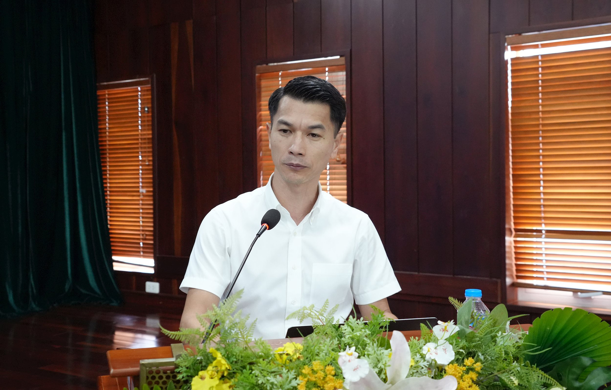 Ông Nguyễn Ngọc Duy, Phó Vụ trưởng Vụ Pháp chế, NHNN phát biểu