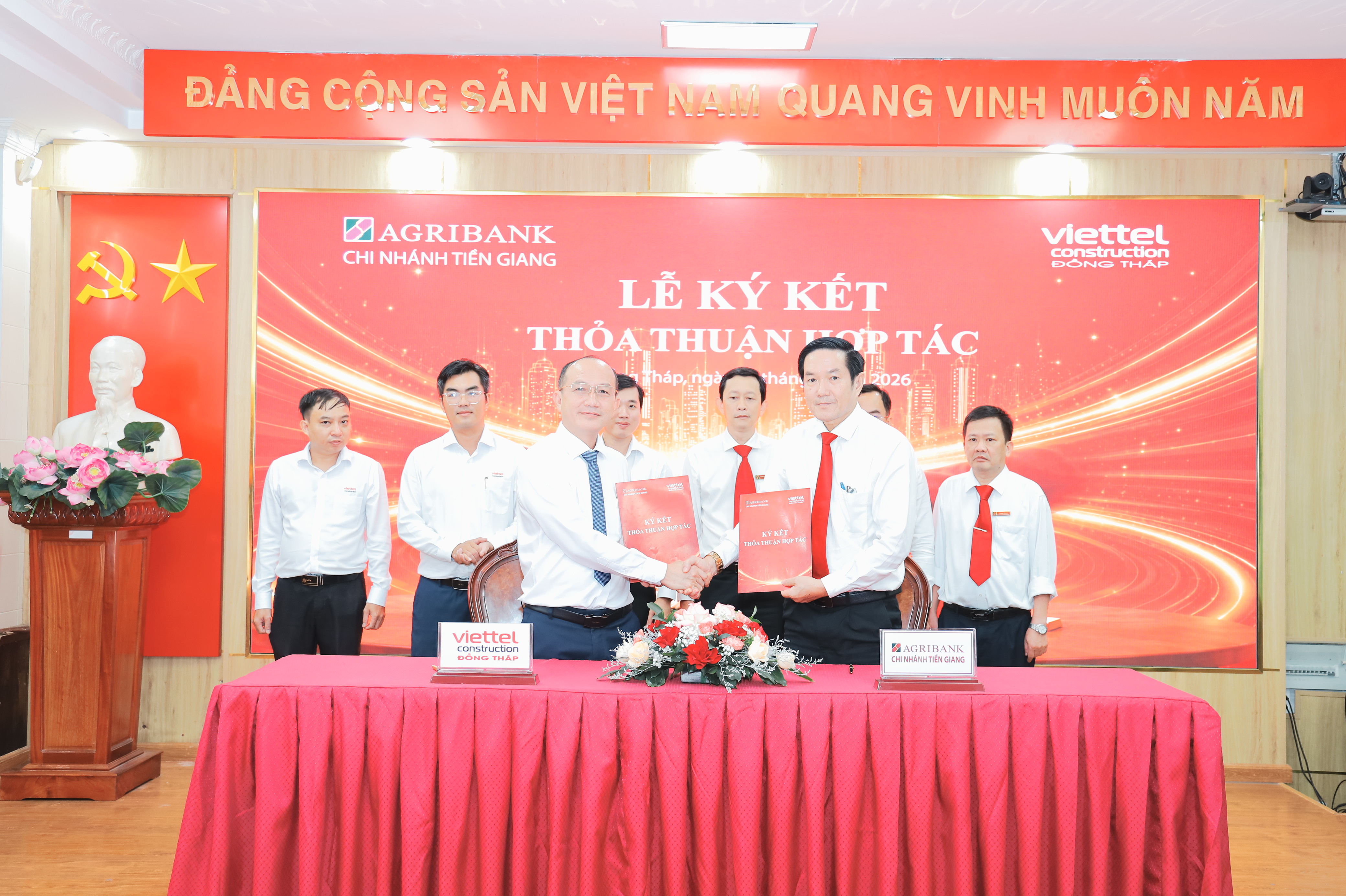 Agribank Tiền Giang hợp tác VCC Đồng Tháp, vì lợi ích khách hàng