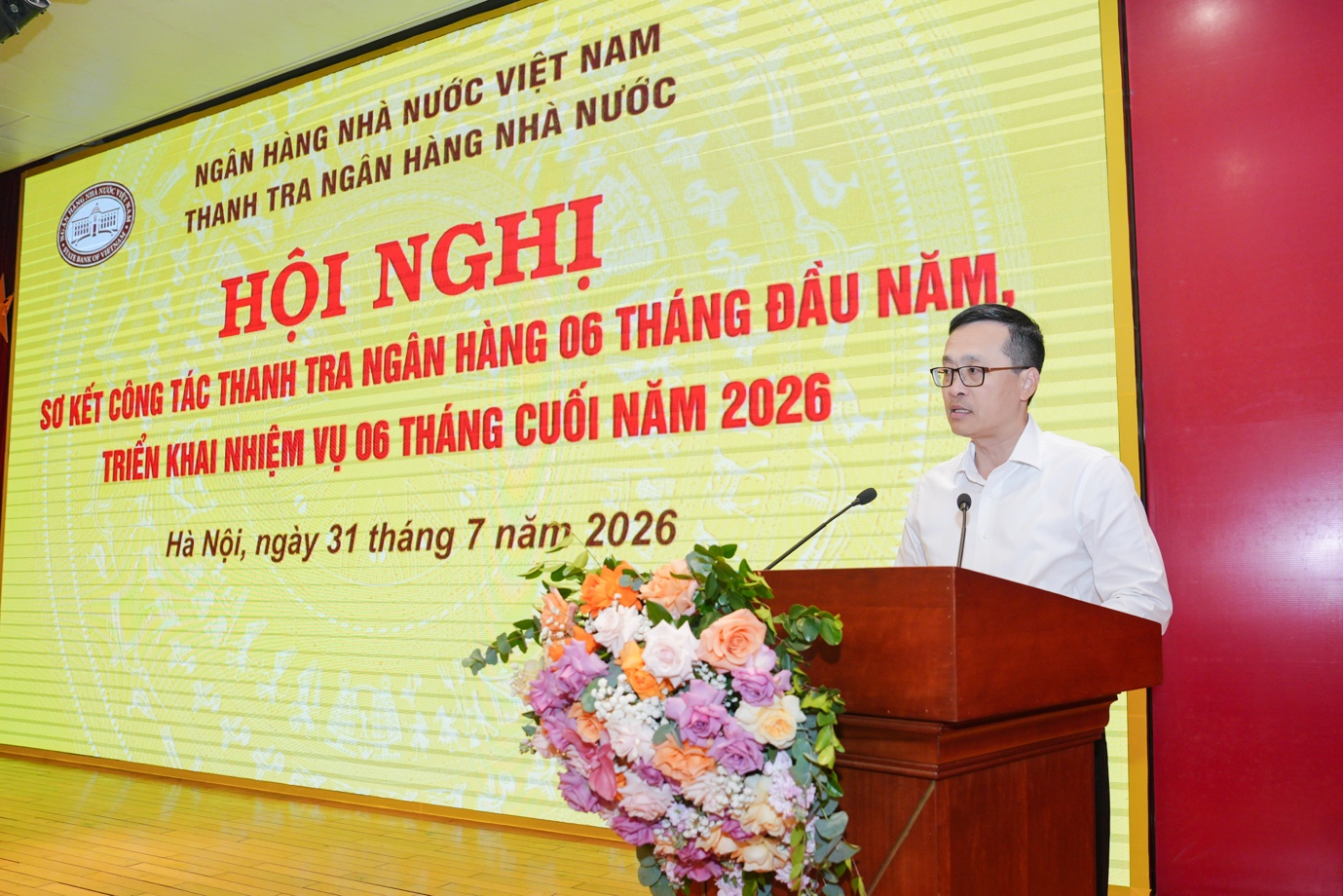 Phó Thống đốc Phạm Quang Dũng phát biểu tại hội nghị
