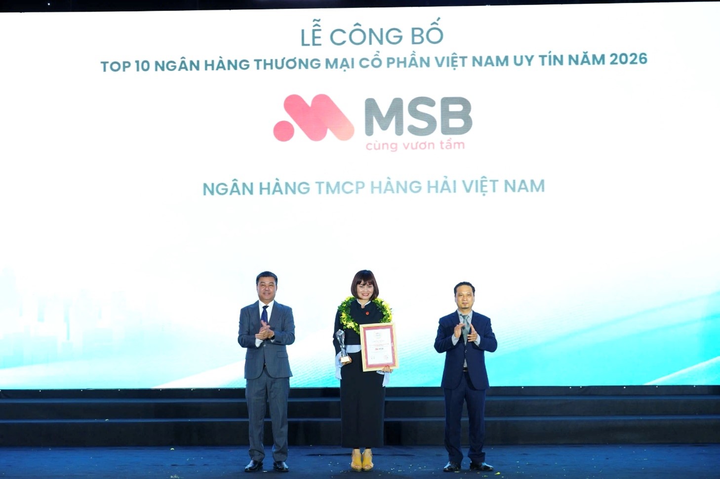 Bà Đào Thị Thơm – Phó giám đốc Truyền thông và Marketing MSB tại sự kiện