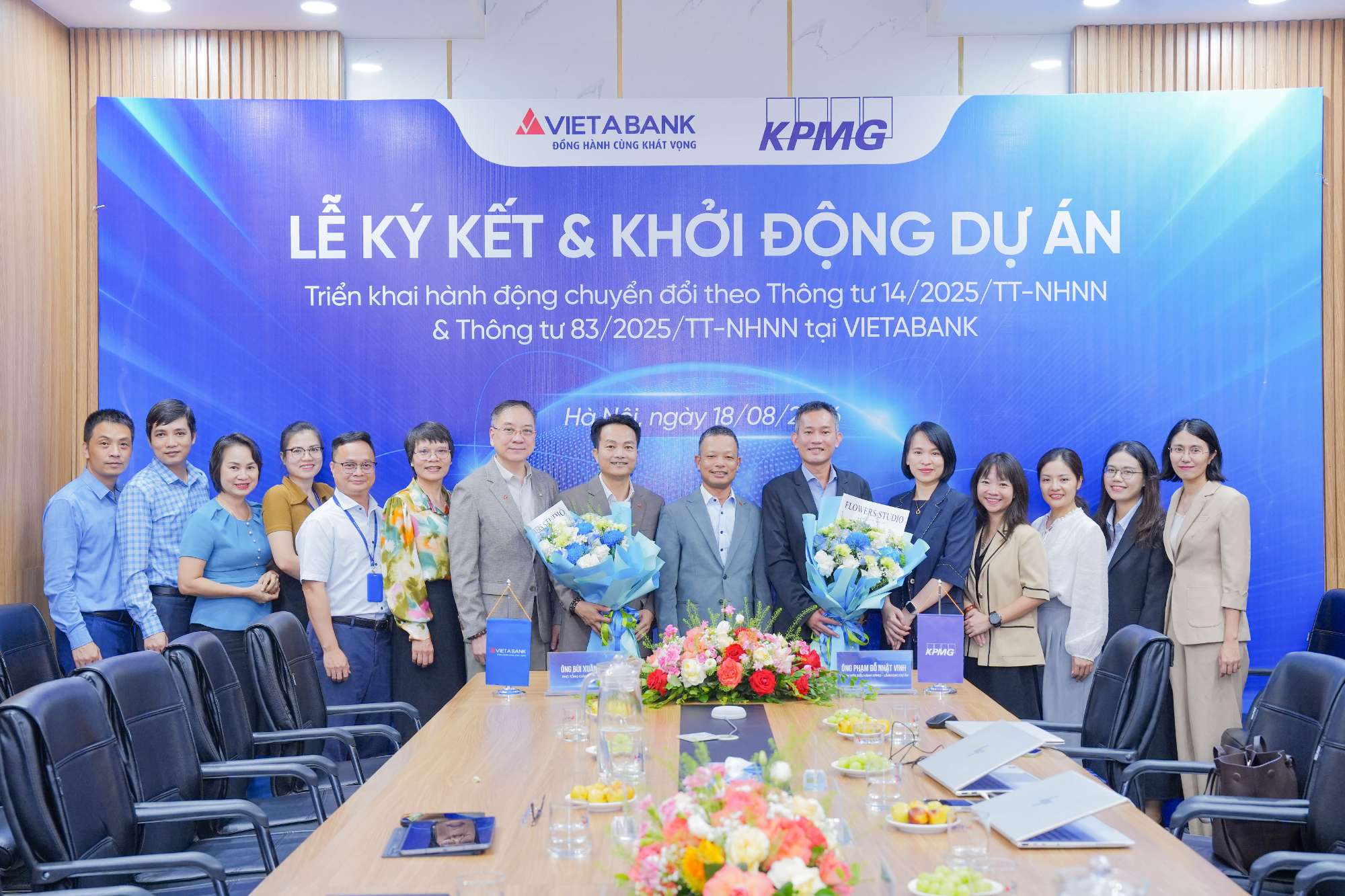 Hình ảnh: Lễ ký kết hợp tác giữa VietABank và KPMG