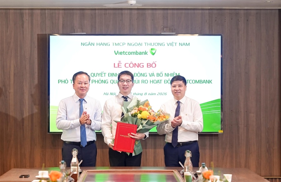 Vietcombank bổ nhiệm Phó Trưởng phòng Quản lý rủi ro hoạt động