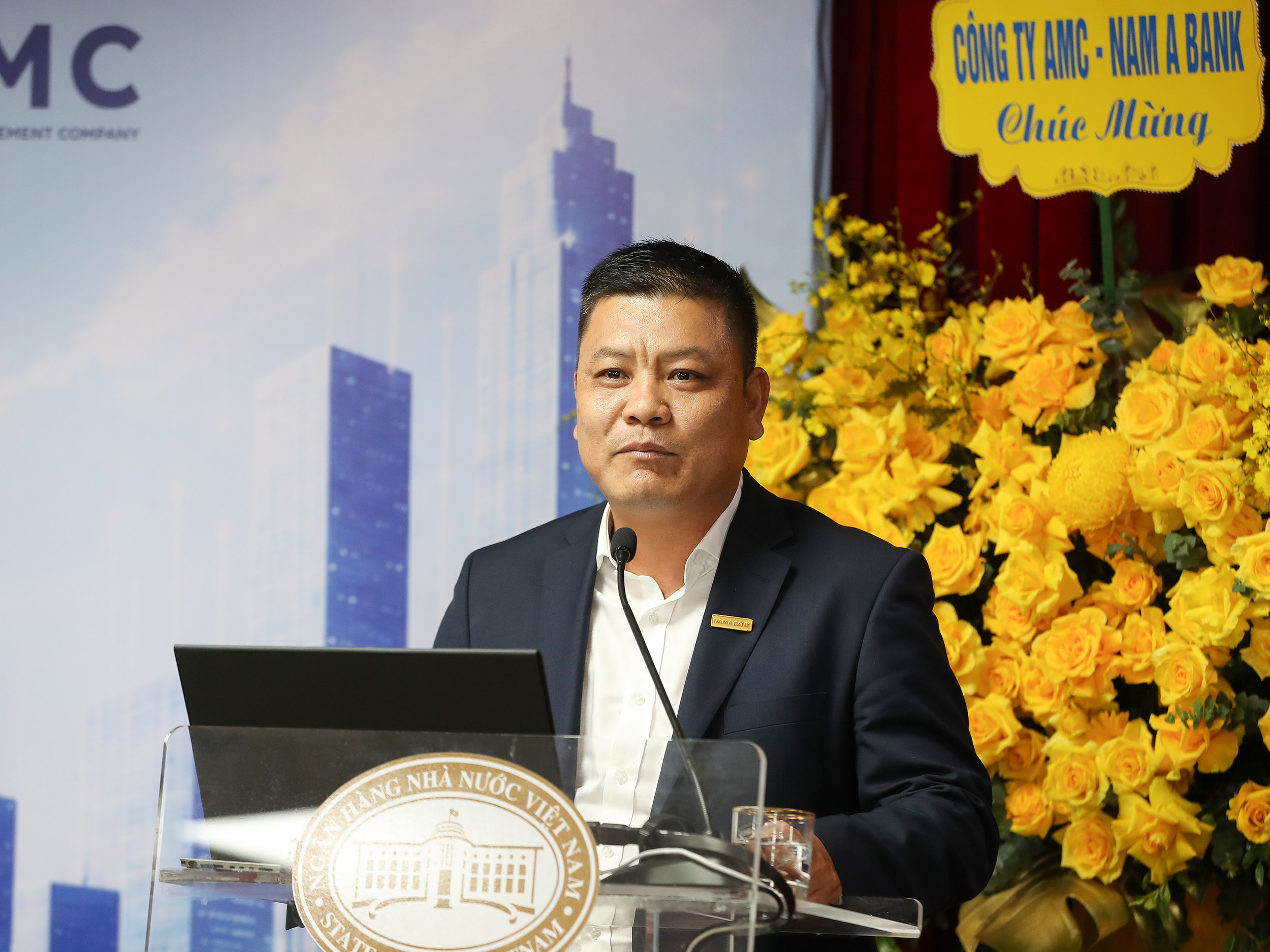 ông Hoàng Trọng Trường - Phó Chủ nhiệm CLB, Tổng Giám đốc Nam A Bank AMC