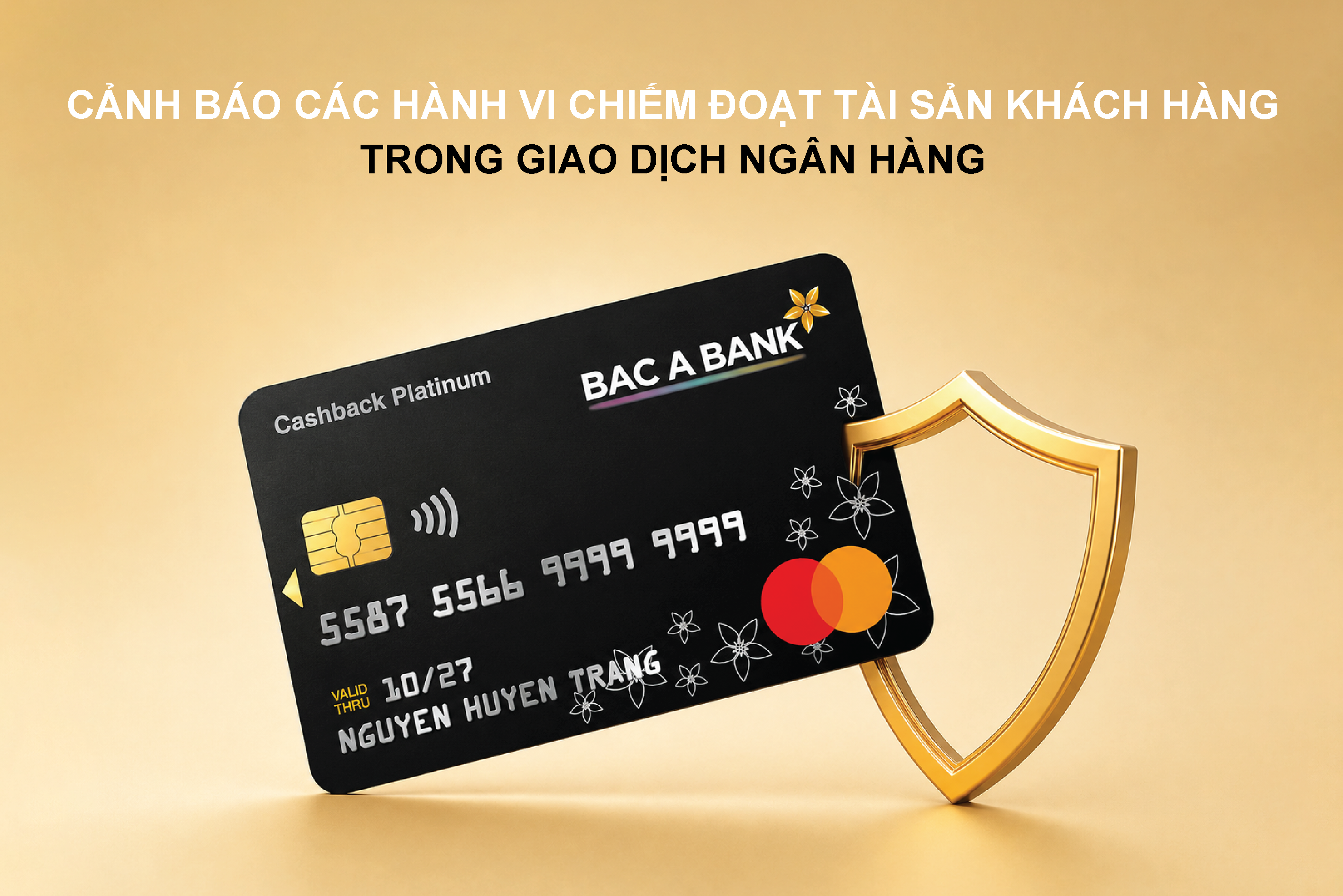 Bac A Bank cảnh báo nguy cơ mất tài sản khi giao dịch, thanh toán trực tuyến