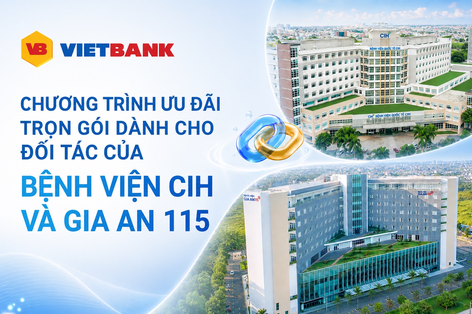 Vietbank ưu đãi trọn gói cho doanh nghiệp đối tác CIH và Gia An 115