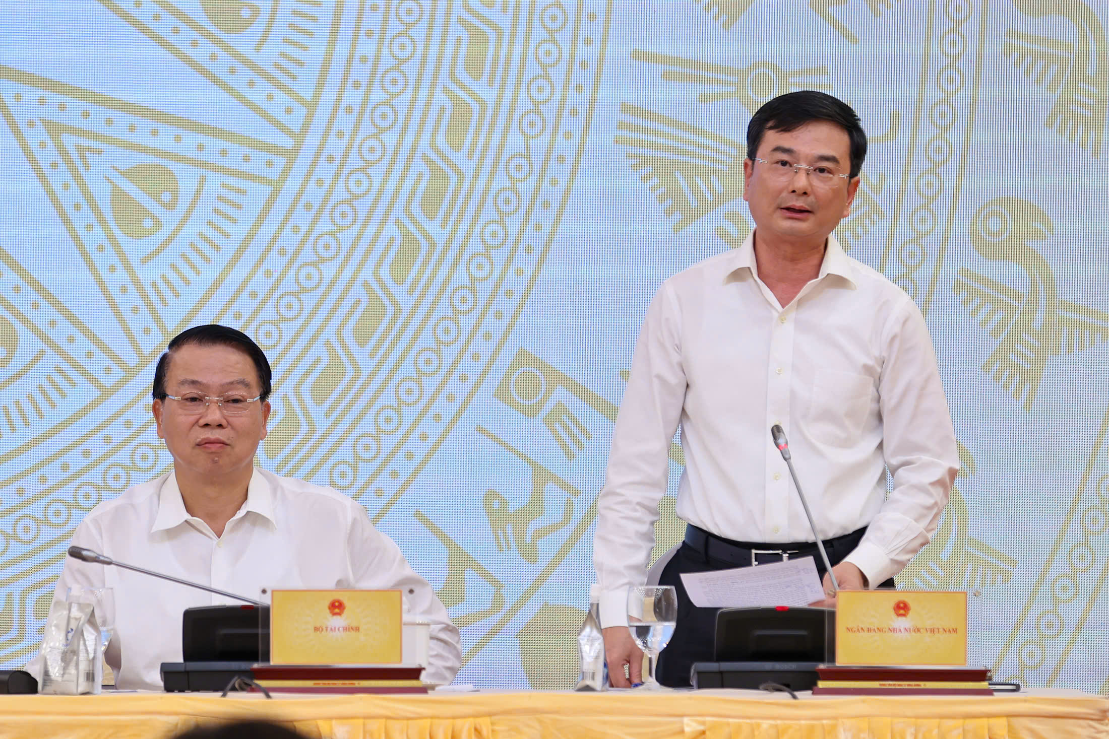 Phó Thống đốc Phạm Thanh Hà trả lời tại họp báo Chính phủ