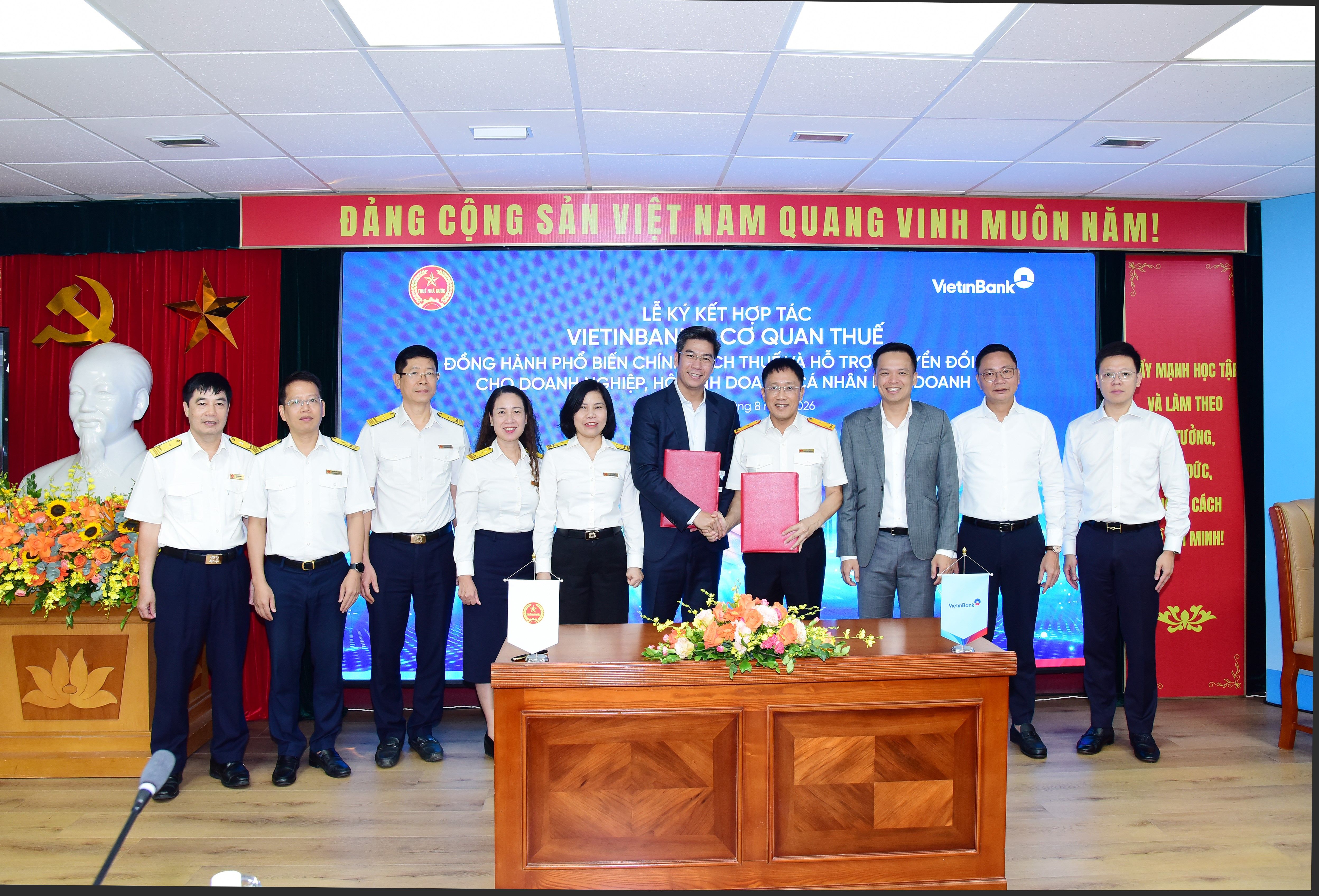 VietinBank hợp tác Cục Thuế hỗ trợ doanh nghiệp, hộ kinh doanh số hóa