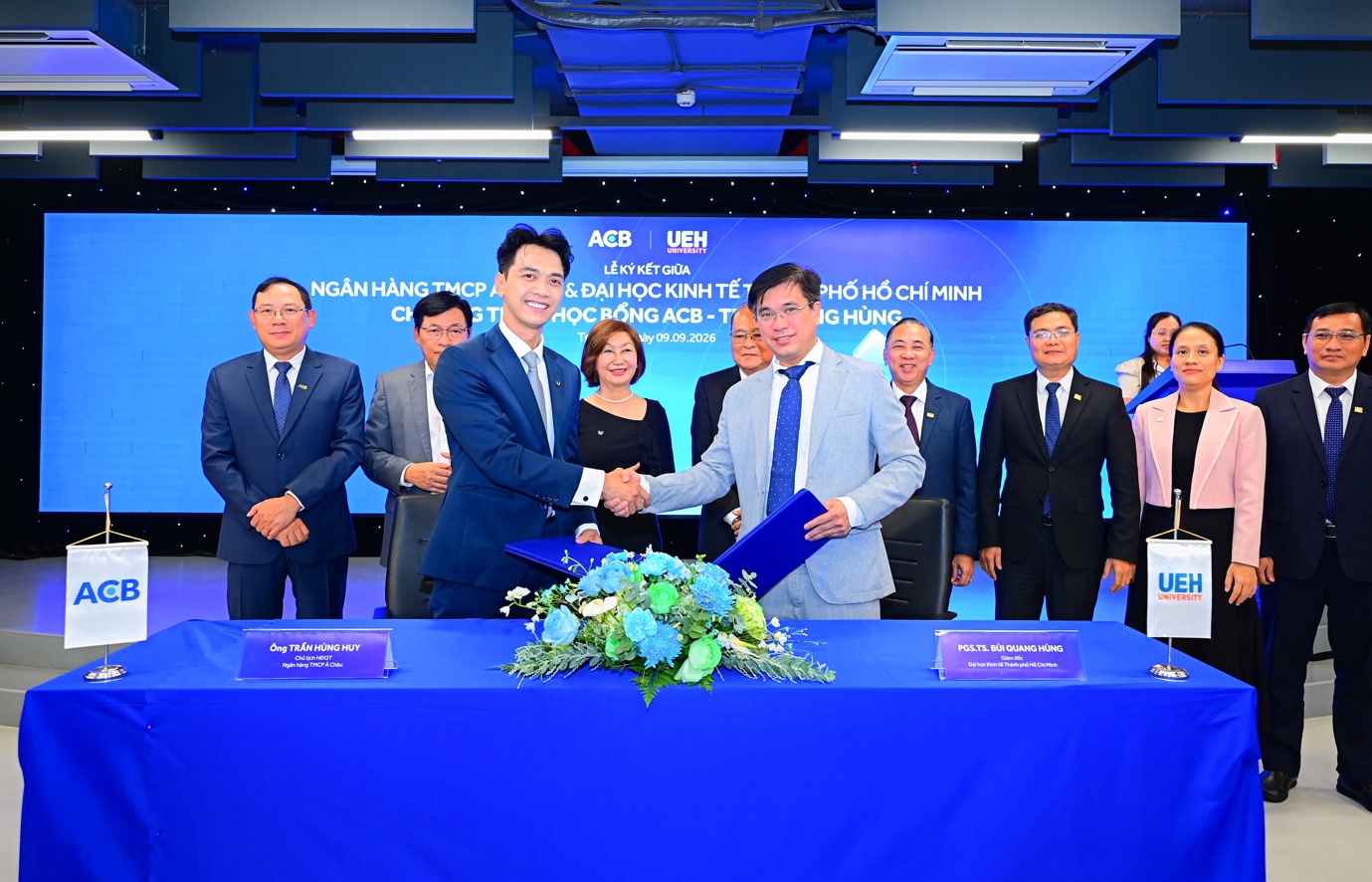 ACB và UEH mở đầu hành trình học bổng ACB – Trần Mộng Hùng: Tiếp nối niềm tin vào con người