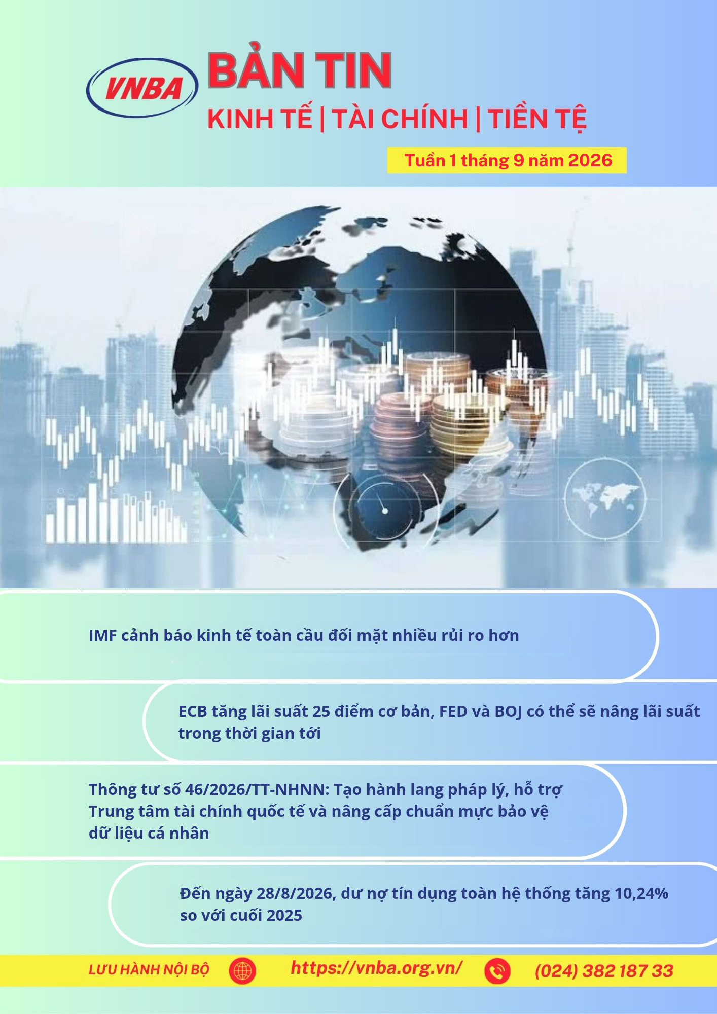 Bản tin Kinh tế - Tài chính - Tiền tệ tuần 1 tháng 9/2026