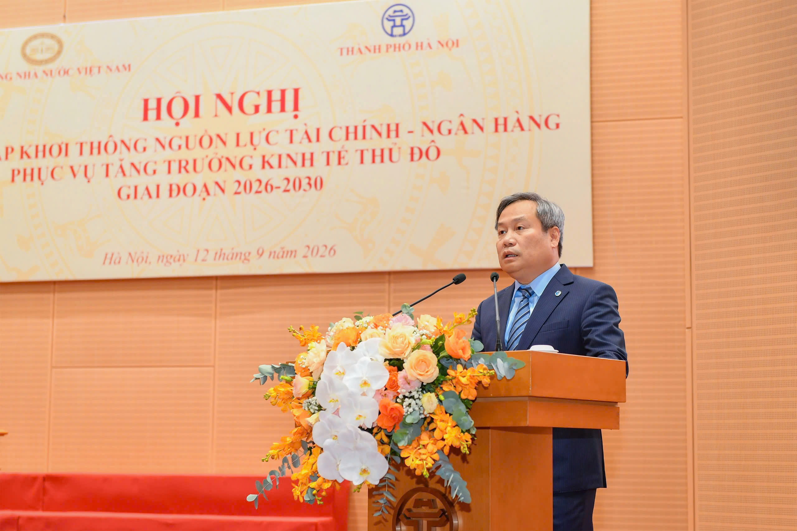 Chủ tịch UBND thành phố Hà Nội Vũ Đại Thắng phát biểu bế mạc Hội nghị