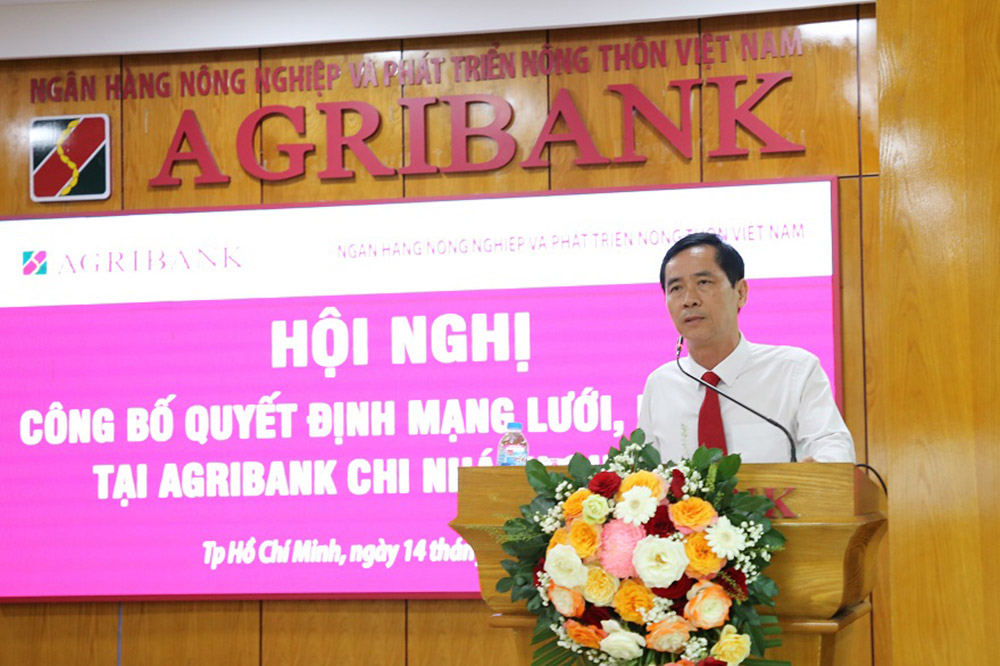 Đồng chí Hà Đạt Tuyển, Giám đốc Chi nhánh 5 phát biểu tại Hội nghị