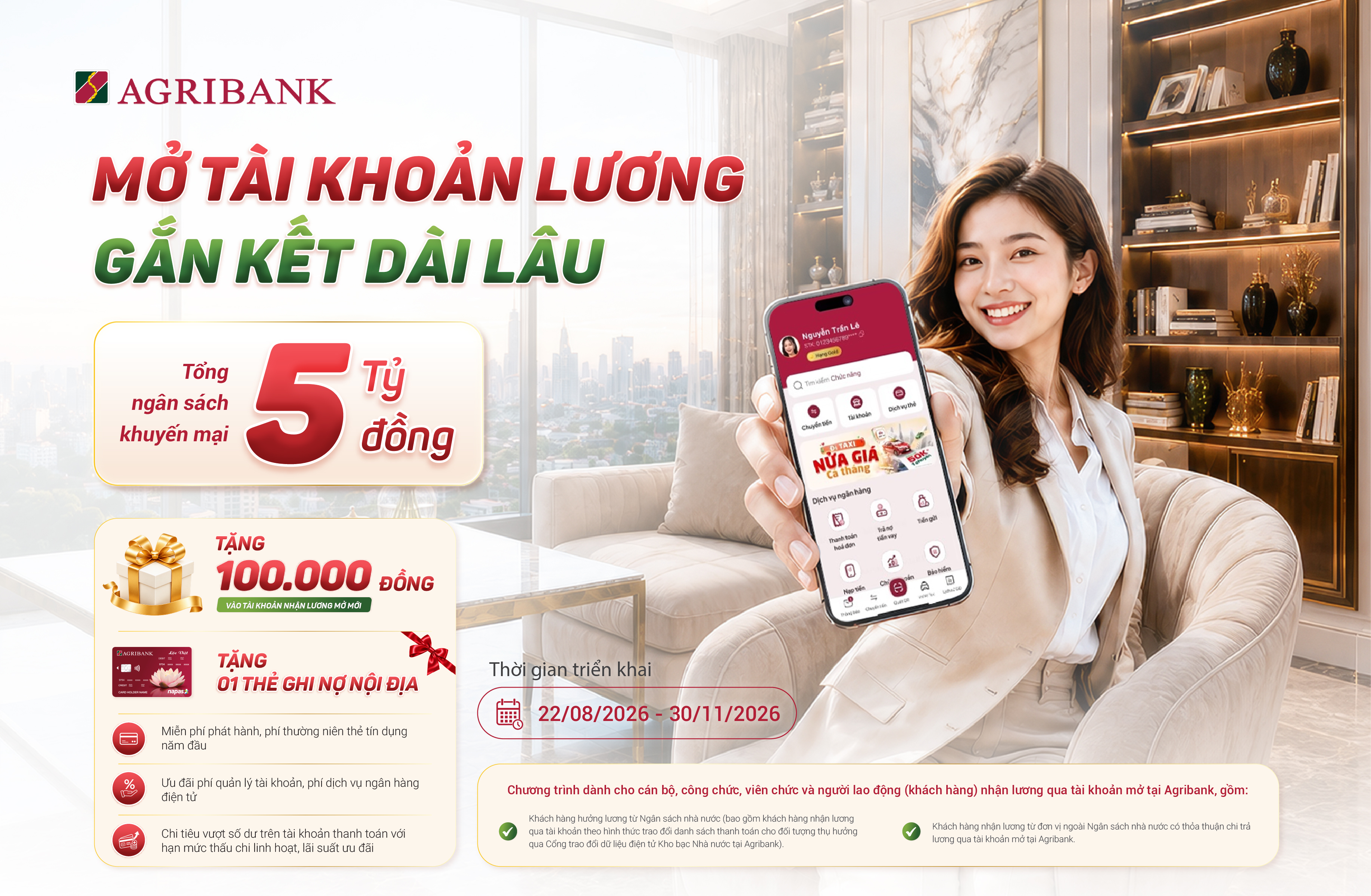 nhận lương