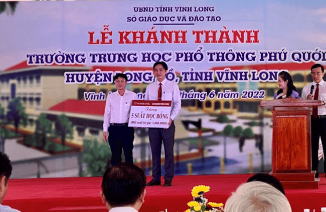 Agribank tai tro xay dung Truong Phu Quoi 2