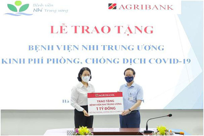 Agribank ung ho Benh vien Nhi Trung uong 1 ty dong 2