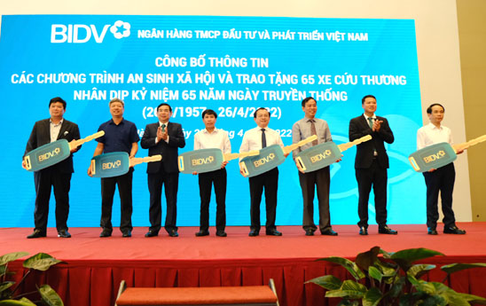 BIDV công bố các chương trình an sinh xã hội nhân dịp kỷ niệm 65 năm ngày thành lập