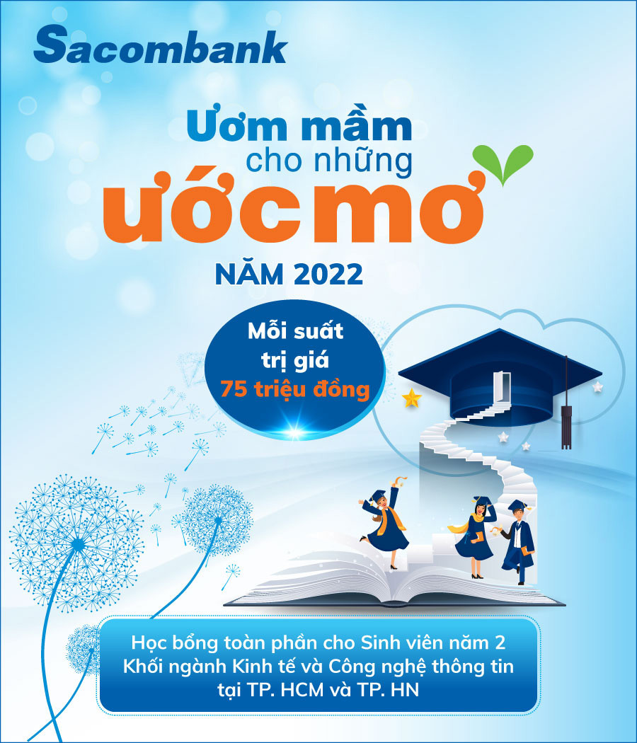 Sacombank uom mam cho nhung uoc mo