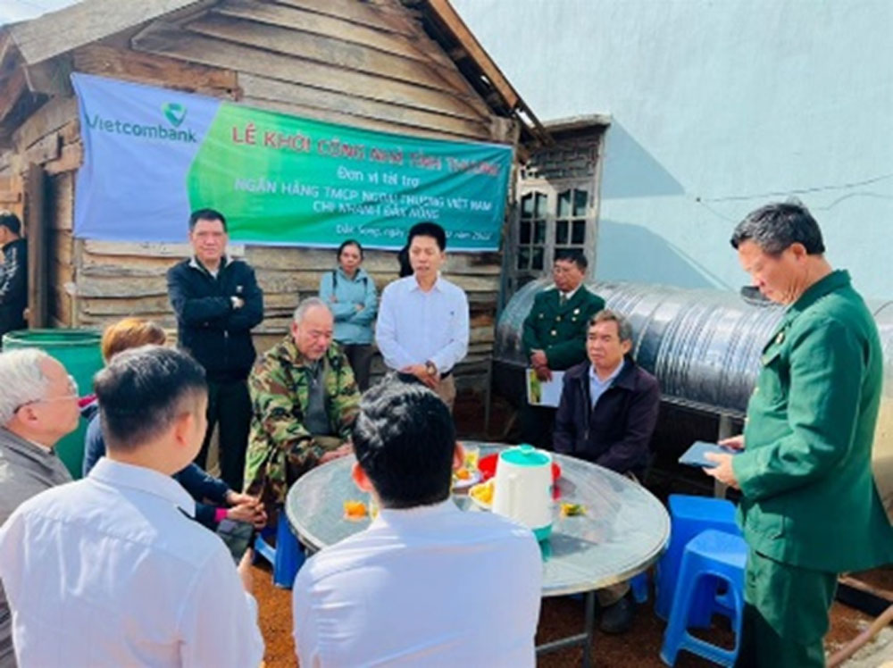Vietcombank Dak Nong khoi cong xay dung nha tinh thuong 2