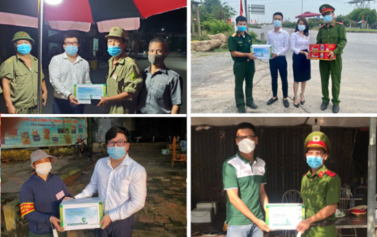 Vietcombank Kinh Bắc chung tay đẩy lùi dịch Covid-19